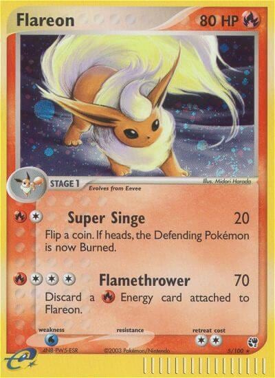Flareon, Sandstorm 5/100