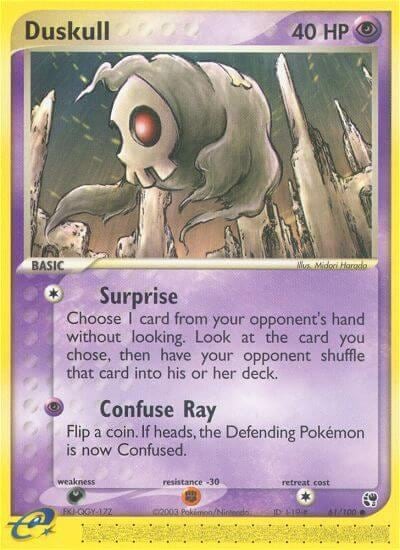 Duskull - 61/100, Sandstorm 61/100