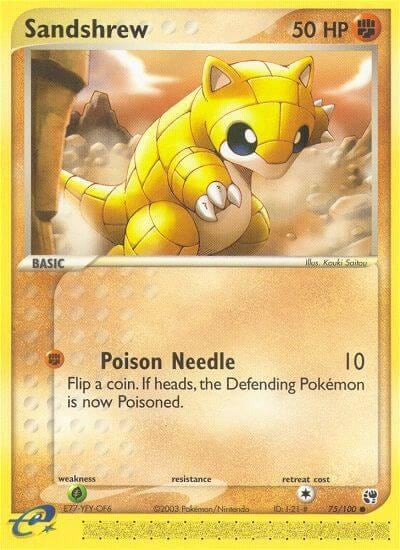 Sandshrew, Sandstorm 75/100