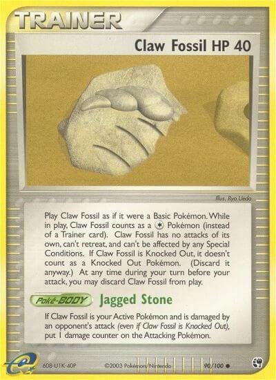 Claw Fossil, Sandstorm 90/100