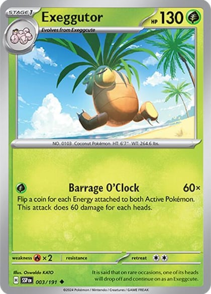 Exeggutor, SV08: Surging Sparks 003/191