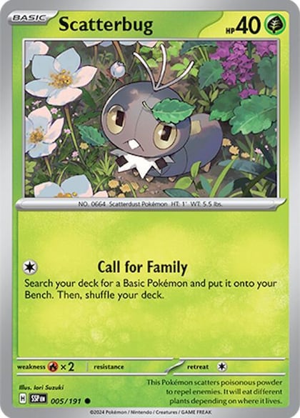 Scatterbug, SV08: Surging Sparks 005/191