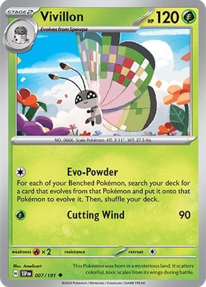 Vivillon - 007/191, SV08: Surging Sparks 007/191