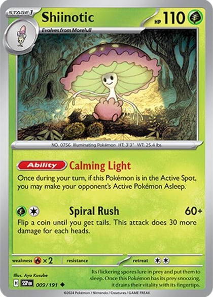 Shiinotic - 009/191, SV08: Surging Sparks 009/191