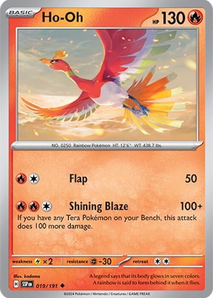 Ho-Oh, SV08: Surging Sparks 019/191