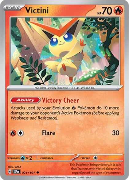 Victini, SV08: Surging Sparks 021/191