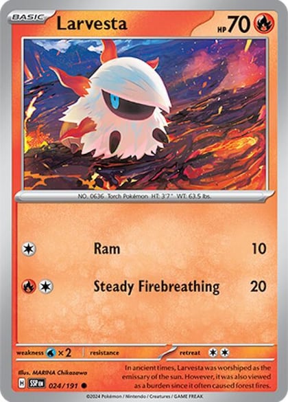 Larvesta - 024/191, SV08: Surging Sparks 024/191