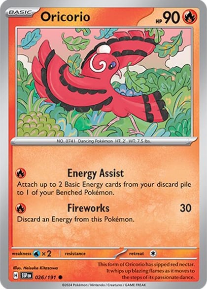 Oricorio - 026/191, SV08: Surging Sparks 026/191
