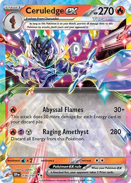 Ceruledge ex, SV08: Surging Sparks 036/191