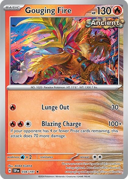 Gouging Fire, SV08: Surging Sparks 038/191