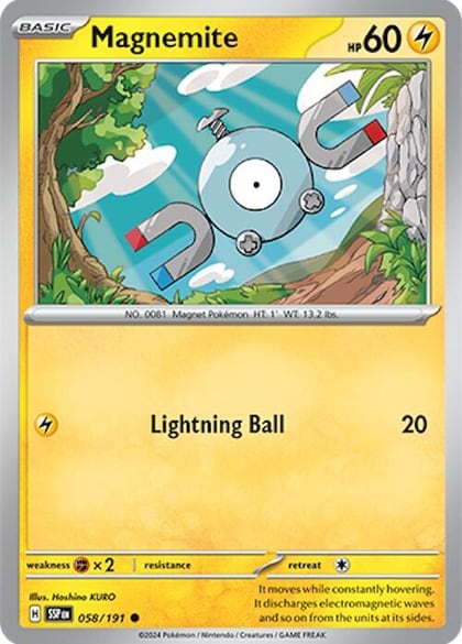 Magnemite, SV08: Surging Sparks 058/191