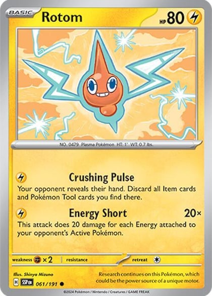 Rotom, SV08: Surging Sparks 061/191