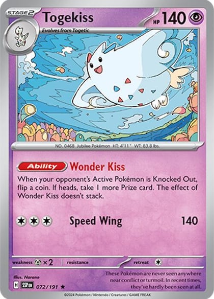 Togekiss, SV08: Surging Sparks 072/191