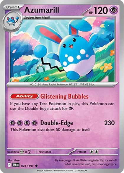 Azumarill, SV08: Surging Sparks 074/191
