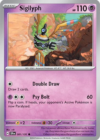Sigilyph, SV08: Surging Sparks 081/191