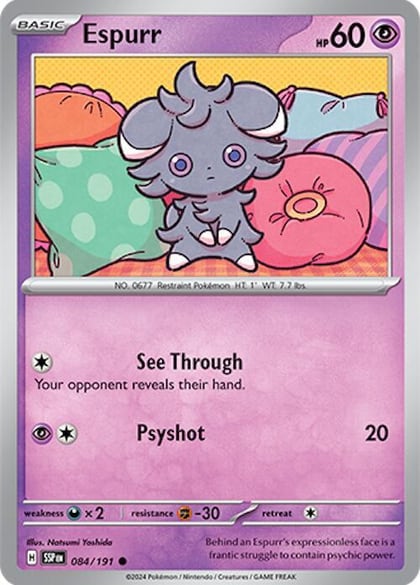 Espurr, SV08: Surging Sparks 084/191