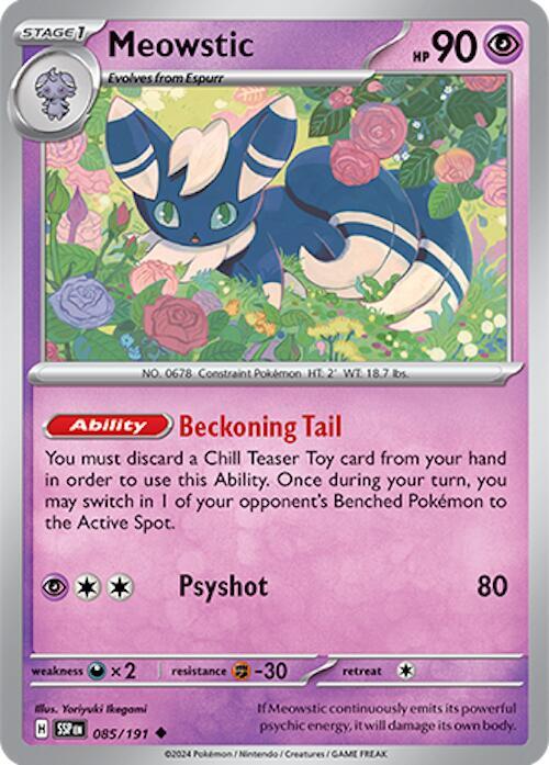 Meowstic, SV08: Surging Sparks 085/191
