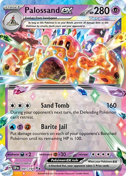 Palossand ex - 091/191, SV08: Surging Sparks 091/191