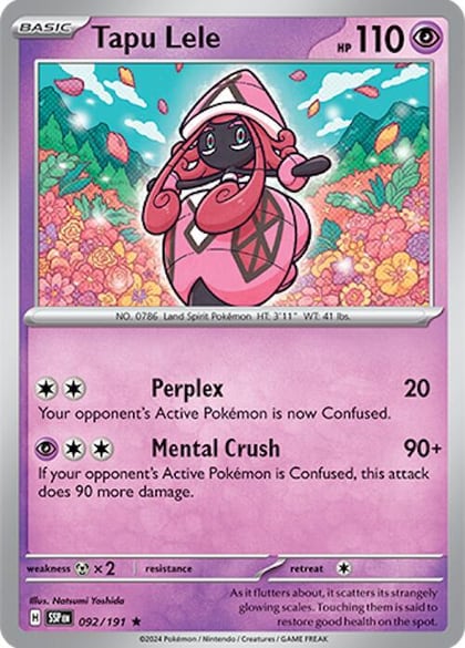 Tapu Lele, SV08: Surging Sparks 092/191