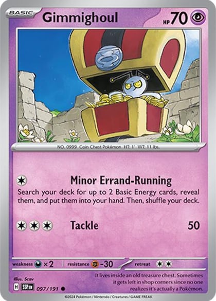 Gimmighoul, SV08: Surging Sparks 097/191