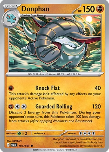 Donphan, SV08: Surging Sparks 103/191
