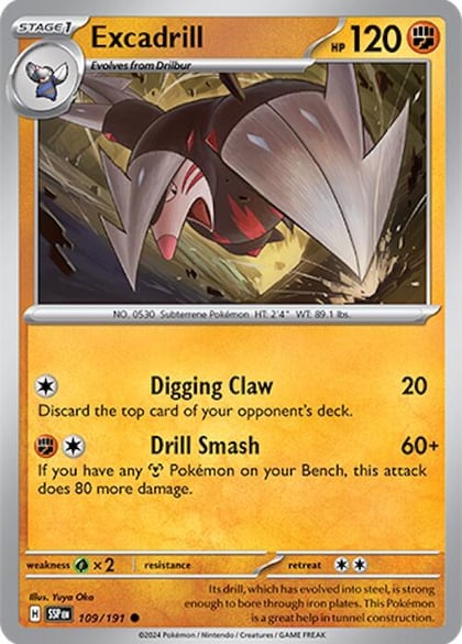 Excadrill, SV08: Surging Sparks 109/191