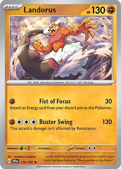 Landorus, SV08: Surging Sparks 110/191