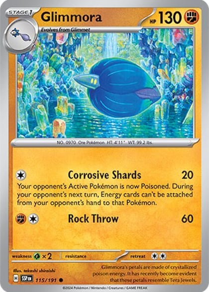 Glimmora, SV08: Surging Sparks 115/191