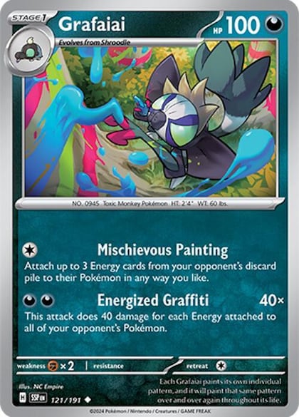 Grafaiai, SV08: Surging Sparks 121/191