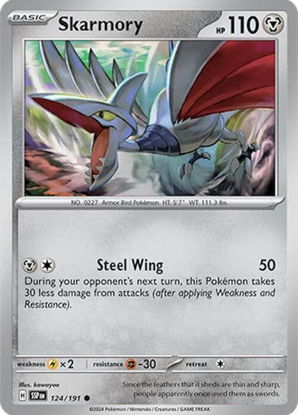 Skarmory - 124/191, SV08: Surging Sparks 124/191