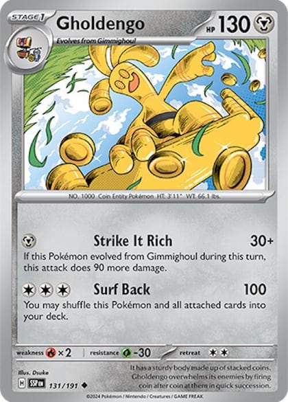 Gholdengo, SV08: Surging Sparks 131/191