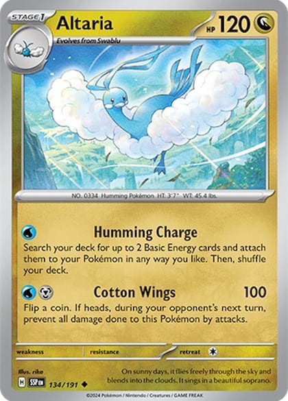 Altaria, SV08: Surging Sparks 134/191