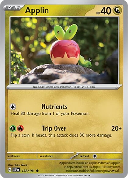 Applin, SV08: Surging Sparks 138/191