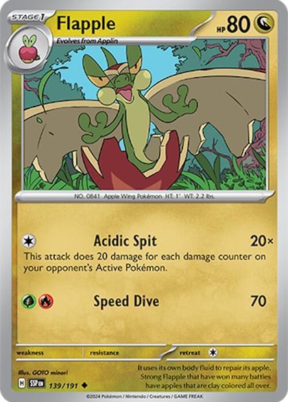Flapple - 139/191, SV08: Surging Sparks 139/191