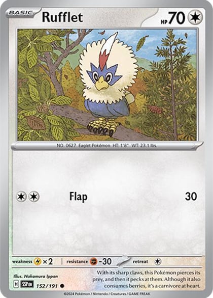 Rufflet, SV08: Surging Sparks 152/191