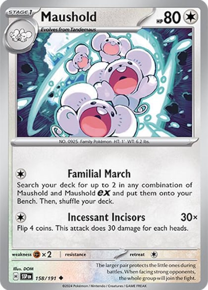 Maushold, SV08: Surging Sparks 158/191