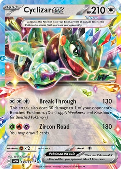 Cyclizar ex - 159/191, SV08: Surging Sparks 159/191