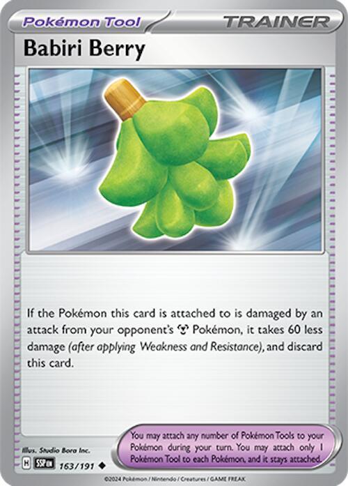 Babiri Berry, SV08: Surging Sparks 163/191
