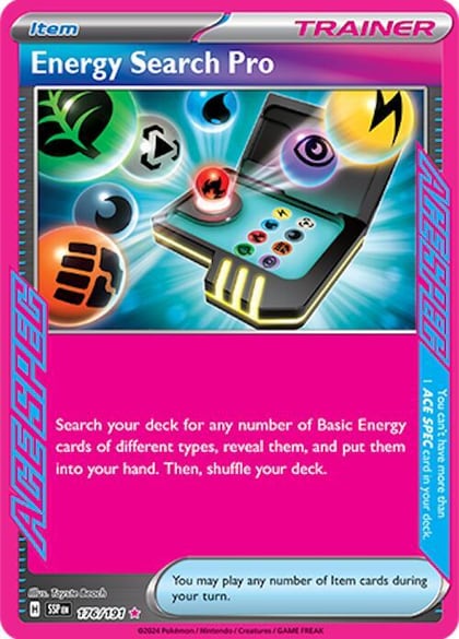 Energy Search Pro, SV08: Surging Sparks 176/191