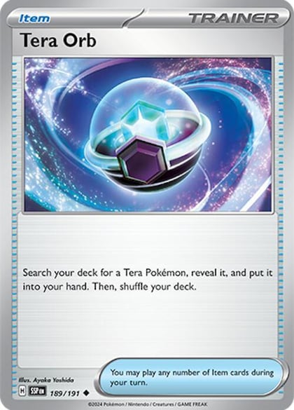 Tera Orb, SV08: Surging Sparks 189/191
