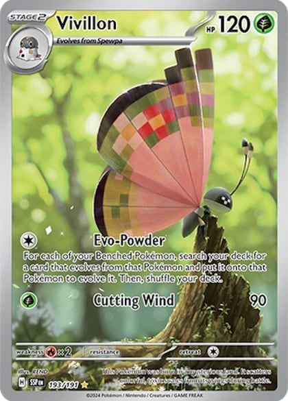 Vivillon - 193/191, SV08: Surging Sparks 193/191