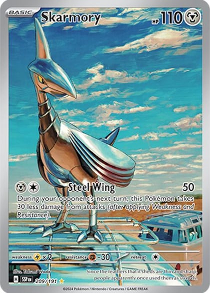 Skarmory - 209/191, SV08: Surging Sparks 209/191