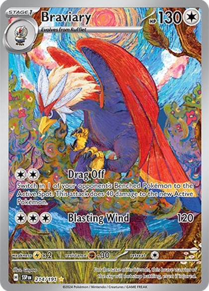 Braviary - 214/191, SV08: Surging Sparks 214/191