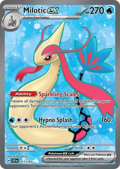 Milotic ex - 217/191, SV08: Surging Sparks 217/191