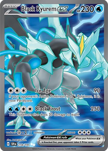 Black Kyurem ex - 218/191, SV08: Surging Sparks 218/191