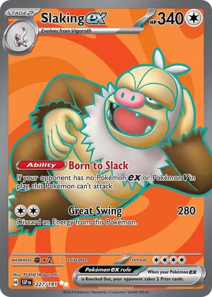 Slaking ex - 227/191, SV08: Surging Sparks 227/191