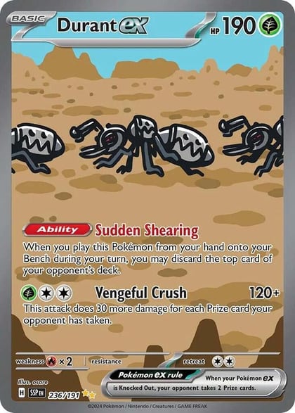 Durant ex - 236/191, SV08: Surging Sparks 236/191