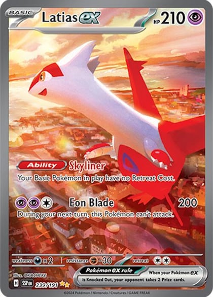 Latias ex - 239/191, SV08: Surging Sparks 239/191