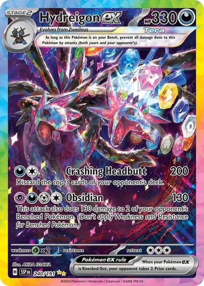 Hydreigon ex - 240/191, SV08: Surging Sparks 240/191