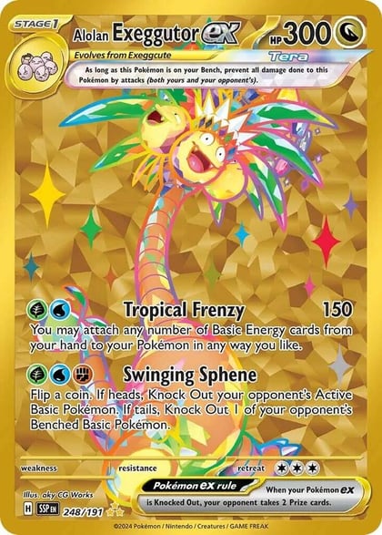 Alolan Exeggutor ex - 248/191, SV08: Surging Sparks 248/191